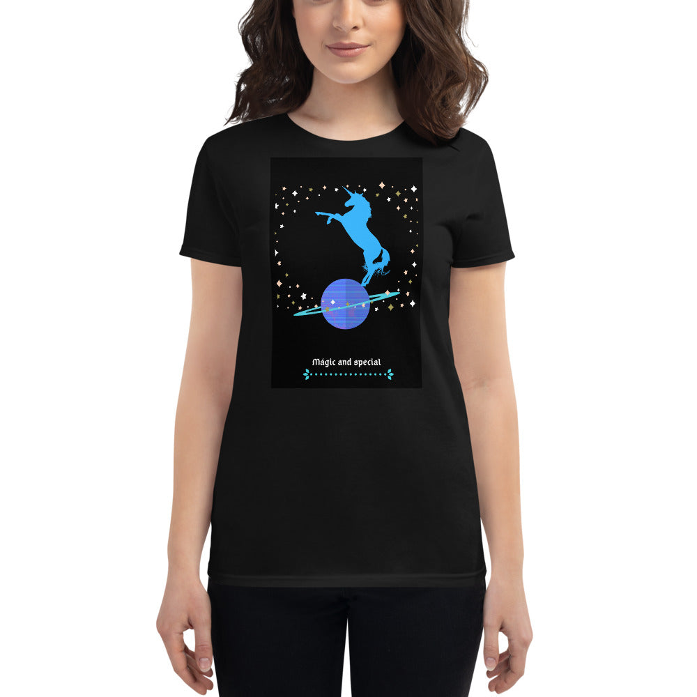 Camiseta de manga corta para mujer
